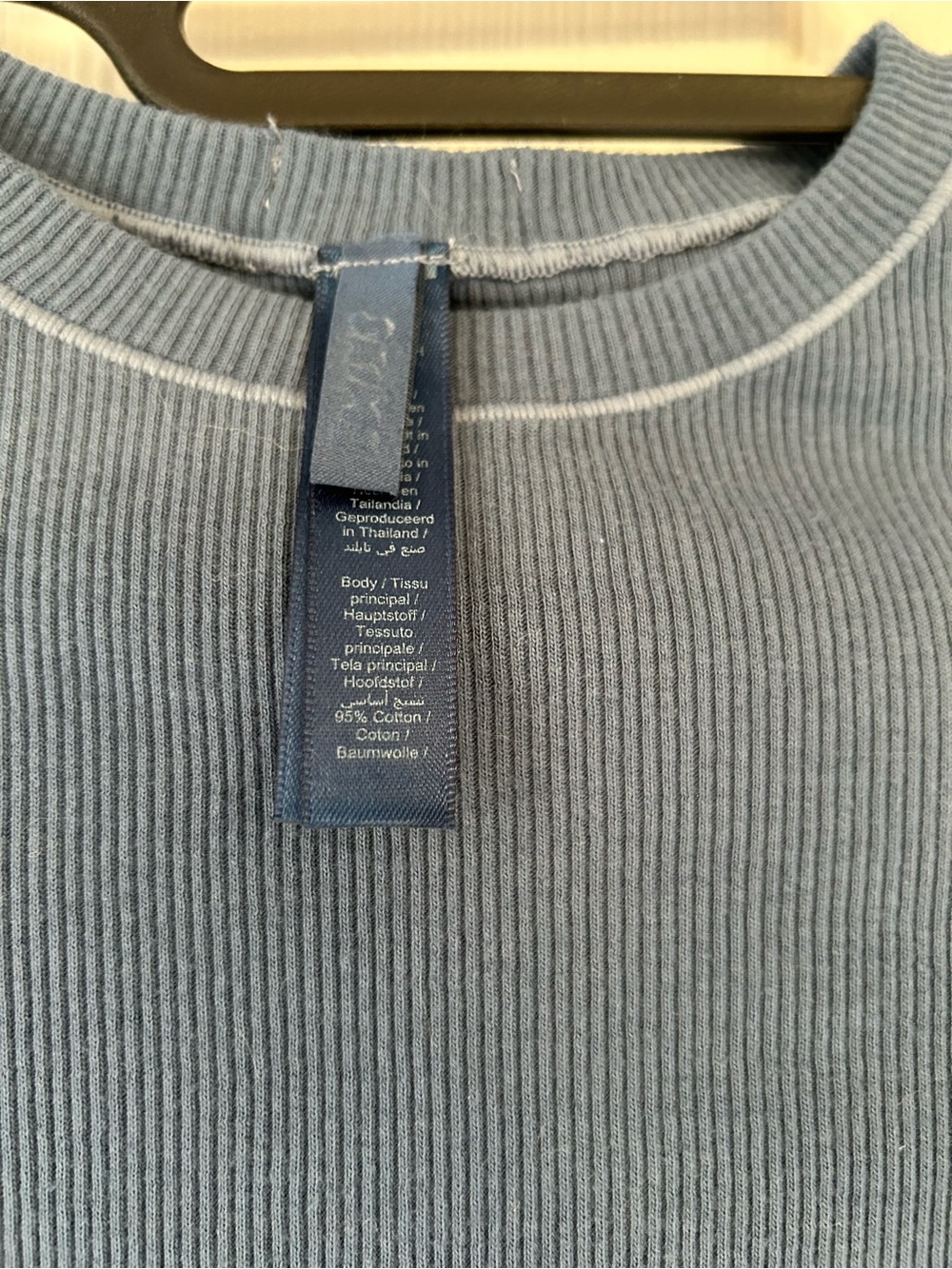 Skims Cotton Rib Tee - Picture 5 of 5